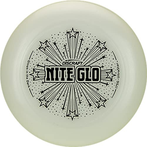 Discraft Ultrastra, Ultra-Star 175g, Ultimate Frisbee, NIGHTGLOW Phosphor