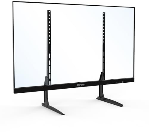 GRIFEMA Universal TV Standfüße für 22-80 Zoll LCD LED, TV Standfuss mit 2 Höhenverstellungen, bis zu 50KG, Standfuß Fernseher Max.VESA 800x400mm