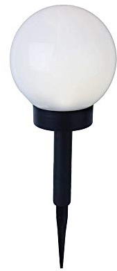 Best Season 477-76 LED-Solar-Kugel, Durchmesser 15 cm, inklusive Akku, weiß