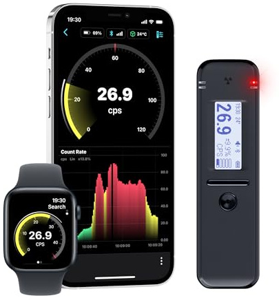 Intelligenter Geigerzähler Radiacode-103 mit kostenloser Mobil-App – Nuklearer Strahlungsdetektor