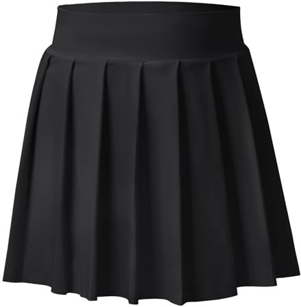 Bezioner Mädchen Tennisrock,Faltenrock mit Taschen Innenhose,Golf Skorts Plissierte Skater Sportrock Kinder Minirock Schuluniform