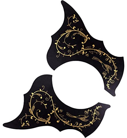 2 Stk. PVC Pickguard Schlagschutz Selbstklebende Schlagbrett für 40/41 Gitarre Konzertgitarre