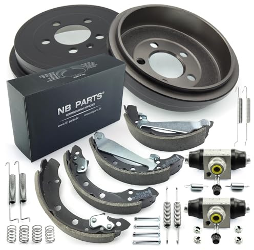 NB PARTS Bremsen Set Trommelbremse hinten | passend für Audi A2 VW Fox Polo 6R 9N 9A4 PR 1KB