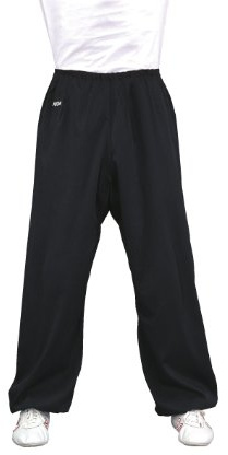 Kwon Unisex Wushuhose Hose, Schwarz, 200 EU