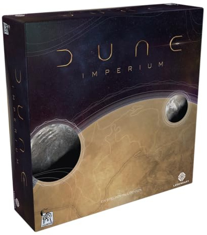 Asmodee, Dire Wolf Digital, Dune: Imperium, Grundspiel, Nominiert zum Kennerspiel des Jahres 2021, Strategiespiel, 1-4 Spieler, Ab 13+ Jahren, 90+ Minuten, Deutsch
