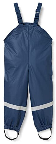 Playshoes Regenlatzhose Textilfutter 405514 Unisex - Kinder Hosen Lang, 98, Blau (Marine)