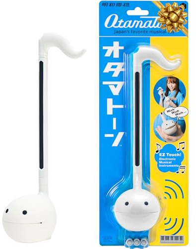 Otamatone Regular Weiß Elektronisches Musik Instrument, Tragbar Digitale Musikinstrumente Synthesizer, Kinder Teenager Erwachsene, Spaß Coole Geburtstag Weihnachten Geschenk Spielzeug…