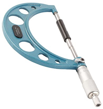 Außenmikrometer aus Edelstahl, Messwerkzeug mit 0,01 Mm Dickem Stahl mit Hoher Genauigkeit (75–100 mm)