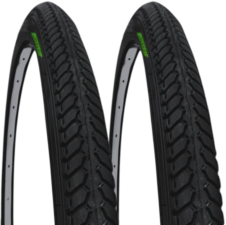 ECOVELO 2 Reifen 700 x 35C (37-622) 28 x 1 5/8 x 1 3/8 Country Schwarz für City-Bike, Straßen-, Trekking-Reifen, schwarz, aus Gummi