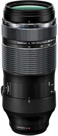 M.Zuiko DIGITAL ED 100-400mm F5.0-6.3 is, Supertelezoom, geeignet für alle MFT-Kameras (Olympus OM-D- und Pen-Modelle, Panasonic G-Serie), schwarz