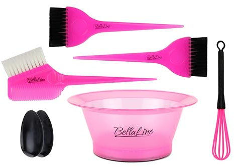 Haarfärbeset 7-teilig Pink (Rosa)