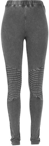 Urban Classics Damen Leggings Denim Jersey, Darkgrey, S, TB1056-00094-0051