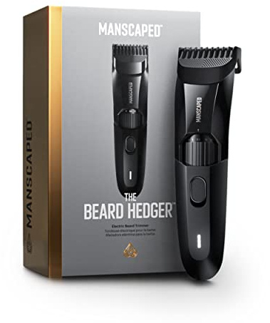 Der The Beard Hedger® von MANSCAPED®, Barttrimmer/Bartschneider, 20 Längeneinstellungen, T-Klinge aus Edelstahl für präzises Trimmen, 60 Minuten kabellose Laufzeit, Wasserdicht