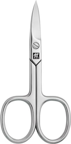ZWILLING Nagelschere (Leicht gebogene Schneide, Schere für Hände und Füße, hypoallergen), Poliert, Silber, 90 mm