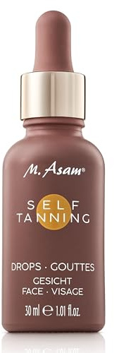 M. Asam SUN Self Tanning Drops (30 ml) – Flüssiges Selbstbräuner-Konzentrat zum Mischen mit der Gesichtspflege, individuelle Bräunungsintensität & streifenfreies Ergebnis nach wenigen Stunden
