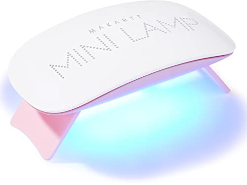 Makartt Mini UV Nagel Lampe - Mini UV lampe für gelnägel, LED Nail Lamp für Nageltrockner Nagellicht Aushärtungslampe mit 60er-Sekunden-Timer USB für Gel Nagellack, praktische Reise Gel Nagel