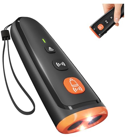 HOPFROG Anti Bell Gerät Hunde, Tragbarer Antibell Ultraschall Gerät, Leistungsstarkes Hunde Bellen Stoppen, Hundebellen-Abschreckmittel für Kleine Große Hunde Innen Außenbereich Antibell Hund