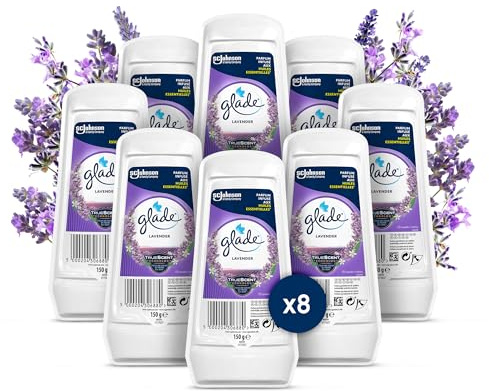 Glade Gel Lufterfrischer Lavende, 8er pack