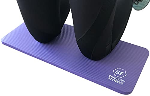 Sargoby Fitness Yoga Knieschoner 15 mm dick um Knie Ellenbogen Unterarme und Handgelenke zu polstern Pilates Knieschoner