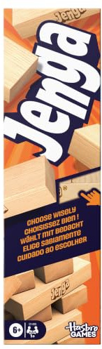Offizielles Hasbro Jenga Spiel mit digitalem Würfel
