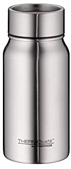 THERMOcafé by THERMOS TC DRINKING MUG stainless steel mat 0,35l, Thermobecher Edelstahl, Isolierbecher, Kaffeebecher to Go Thermo, auslaufsicher, 8h heiß & 16h kalt, spülmaschinenfest, BPA-frei