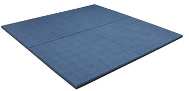 LANDGRID Fallschutzmatten Grau 50x50x4cm Gummimatten Spielplatzmatte Schaukel Rutsche Spielturm Outdoor Indoor