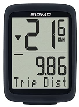 SIGMA BC 8.0 WR| Fahrradcomputer mit 8 Funktionen | Fahrrad Tacho mit Kabel | Wasserdichter Fahrradcomputer einfach zu bedienen mit großen Tasten und klarem Display