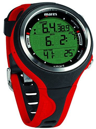 Mares Erwachsene Tauchcomputer Smart, Black/Red, One Size, 414129