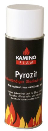 Kamino-Flam 333334 Ofenlack-Spray 300 ml, gussgrau