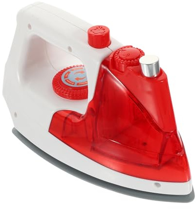 Toddmomy Mini Elektrisches Bügeleisen Spielzeug Für Kinder 7.48X4.33X3.94 Zoll Kreatives Haushaltsrollenspiel Sicheres Material Feine Details