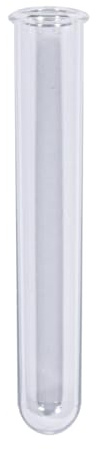 Rayher Reagenzgläser, 20 mm ø, 12 cm lang, aus stabilem Acrylkunststoff, Btl. 5 Stück, Reagenzglas Kunststoff, hochtransparent, mit ausgestelltem Rand und Rundboden, 88587000