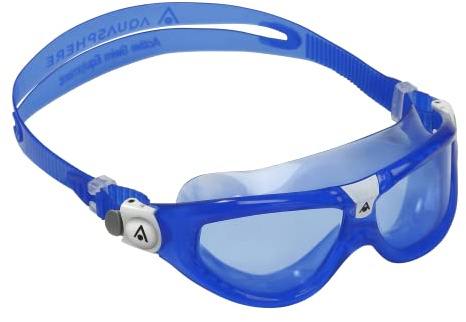 Aquasphere Seal KID, Schwimmbrille, Schwimmbrille für Kinder ab 3 Jahren mit UV-Schutz, Silikondichtung und beschlag- und leckagefreien Gläsern für Jungen & Mädchen