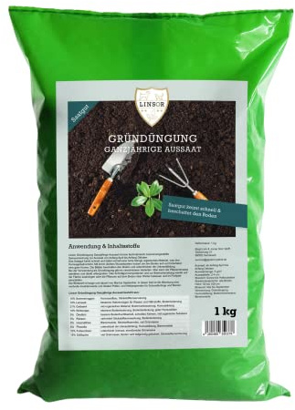 Gründüngung Mischung Ganzjährig Gründüngung Saatgut 1 kg - Gründünger zur Bodenverbesserung mit Humusaufbau und Bodenlockerung im Garten