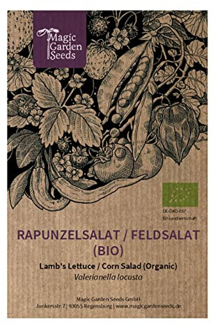 Rapunzelsalat/Feldsalat (Valerianella locusta) Bio - ca. 2000 Samen
