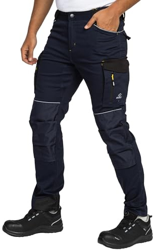 BWOLF Daytona Arbeitshosen Männer Stretch Arbeitshose Herren Arbeitshosen Cargo Arbeitskleidung Männer mit vielen Taschen