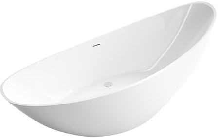 Bernstein Freistehende Badewanne VICE 2.0 Acryl Weiß glänzend