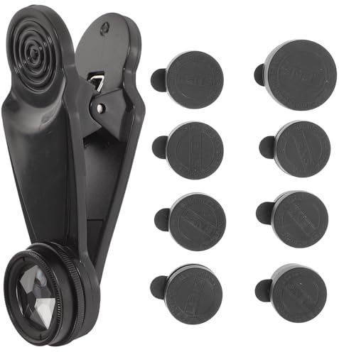 Healifty 10 in 1 Smartphone Kameraobjektiv mit 2 Stück Zoom Teleobjektiv 198° Fischaugenobjektiv 15x 20 Stück Makro Weitwinkel Cpl Filter Kompatibel für Handys