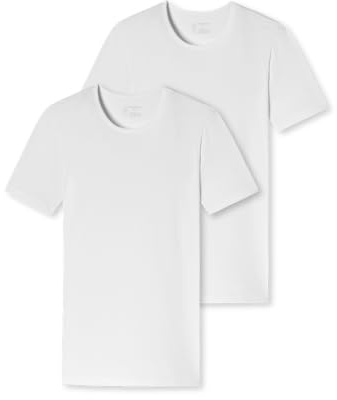 Schiesser Herren T-Shirt Unterhemd 2er Pack Doppelpack 95/5 Box - 174997