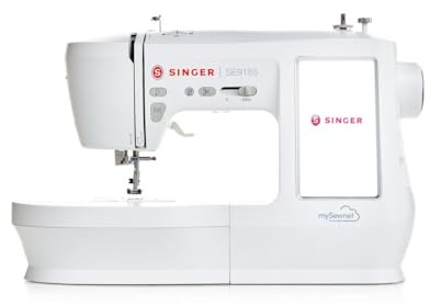 Singer SE9185 Nähmaschine mit WLAN, 250 Nähfunktionen und 4 Alphabeten