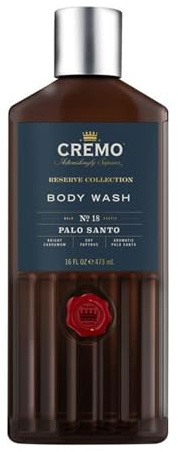 Cremo Reserve Collection Body Wash, Duschgel für Herren für Body Skincare, Palo Alto luxuriöser Duft, 473 ml