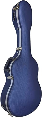 ABS-Koffer für klassische Gitarre, Marke: Cibeles, hellblau, Gitarrenkoffer