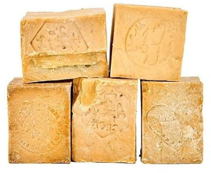 Carenesse Aleppo Seife Paket Mix 5 verschiedene Lorbeerölseifen, 5 x 200 g | Original Lorbeerölseife Olivenölseife Haar-& Körperseife feste Seifen Mix Bruch Paket 5 verschiedene Lorbeerölanteile
