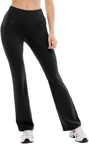 Stanpetix Flared Yogahose für Damen mit Taschen für Yoga Workout Leggings