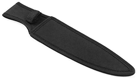 QWORK® 22cm Long Kochmesser Scabbard Fixed Blade Messer Scheide