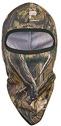 TAGVO Jagd Balaclava Gesichtsmaske, Winddicht Camouflage Balaclava Taktische Kapuze Headwear, Helme Liner für Erwachsene Frauen und Männer elastische Universalgröße Jagdzubehör