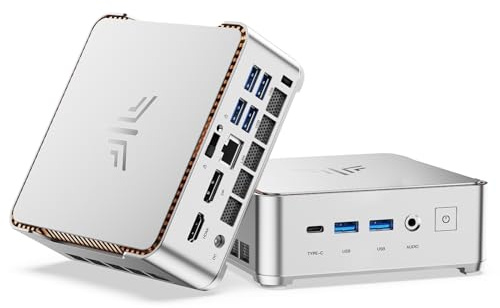 NiPoGi H2 Mini PC, Intel Core i5-14450HX, 16GB DDR4, 512GB SSD | (10C/16T, bis 4,80 GHz), Mini-Computer für Büro, Zuhause, Geschäft, 4K Triple Display DP+HDMI+Type-C, WiFi 6/BT5.2/LAN