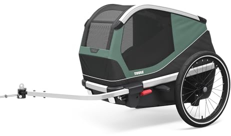 Thule Bexey Fahrradanhänger Für Hunde Hazy Green, Medium