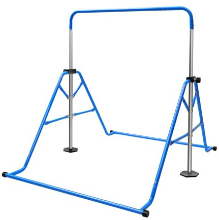 MccoMMon Reckstange Turnreck Indoor Turngeräte, Reckanlage Indoor Horizontale, Trainingsgeräte Outdoor Fitness, Gymnastikstange,Höhenverstellbar