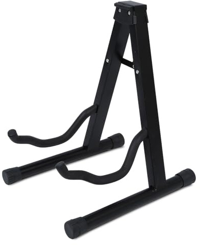 Keplin Gitarrenständer A Rahmen, faltbar, universell passend für alle Gitarren akustisch, elektrisch, Bass, Ständer A (Gitarrenständer).