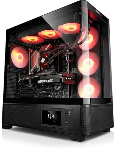 Kiebel Gaming PC Fortress 12 Intel Core i9-12900KF 16-Kerner, 32GB RAM, GeForce RTX 5070 12 GB, 2TB M.2 SSD, WLAN, Bluetooth, Windows 11 [186665]